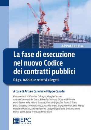 Fase Esecuzione Appalto Lavori Pubblici fronte