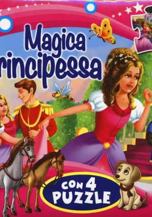 Principesse. Libro Puzzle fronte