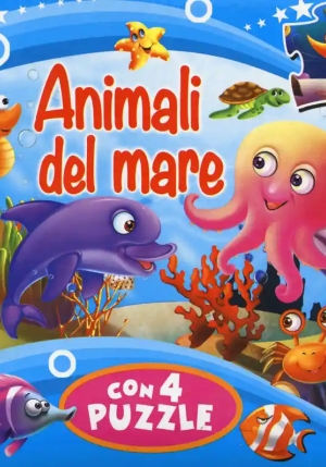 Animali Del Mare. Libro Puzzle fronte