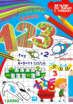 Impara Colora E Completa I Numeri fronte