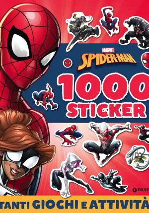 Spiderman. 1000 Stickers. Tanti Giochi E Attivit?. Con Adesivi. Ediz. A Colori fronte