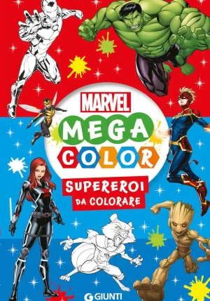 Mega Color Marvel. Supereroi Da Colorare fronte