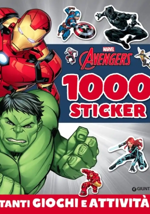 1000 Stickers Marvel Avengers. Ediz. A Colori fronte