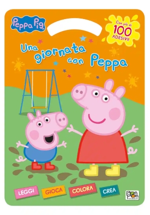 Giornata Con Peppa Pig. Con Adesivi. Ediz. A Colori (una) fronte