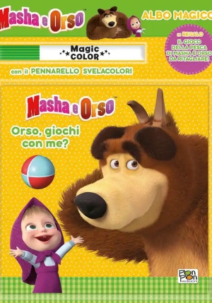 Orso, Giochi Con Me? Masha E Orso. Albo Magico. Ediz. A Colori. Con Pennarello Svelacolori fronte