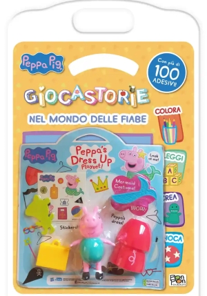 Peppa Pig Mondo Fiabe + Playset Vestiti. Con Gadget fronte