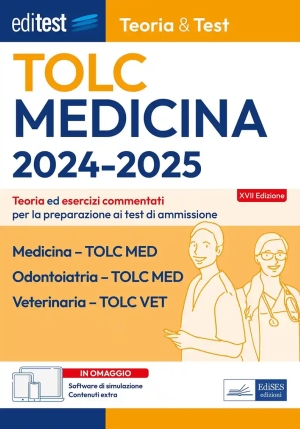 Medicina, Odontoiatria, Veterinaria Tolc-med + Tolc-vet - Manuale Di Teo fronte