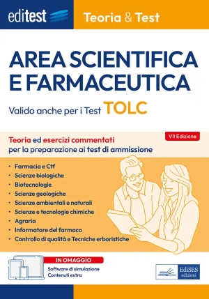 Area Scientifica E Farmaceutica - Teoria Ed Esercizi Commentati fronte