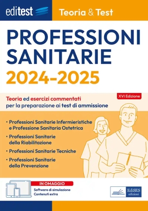 Professioni Sanitarie - Teoria E Test Teoria Ed Esercizi Commentati fronte