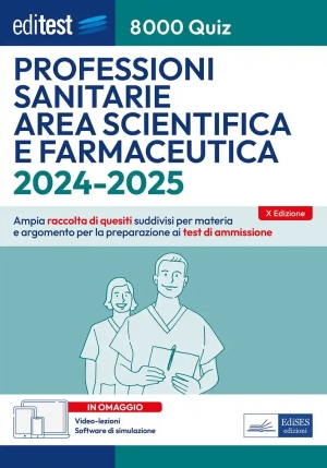 Professioni Sanitarie - Area Scientifica E Farmaceutica - 8000 Quiz fronte