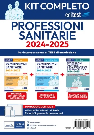 Professioni Sanitarie - Kit 4v Di Preparazione fronte