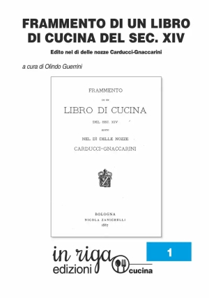 Frammento Di Libro Di Cucina D fronte