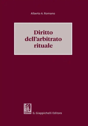 Diritto Dell'arbitrato fronte