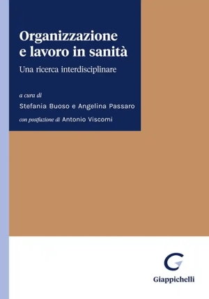 Organizzazione E Lavoro In Sanita' fronte