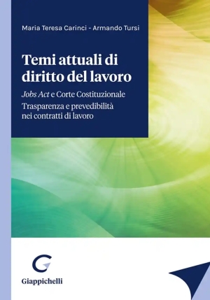 Temi Attuali Diritto Del Lavoro fronte