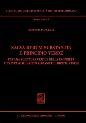 Salva Renum Substantia E Principio Verde fronte