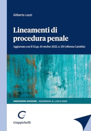 Lineamenti Procedura Penale 11ed. fronte