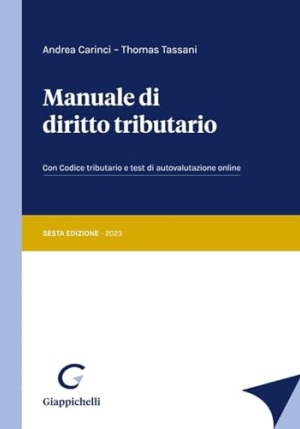 Manuale Diritto Tributario 6ed. fronte