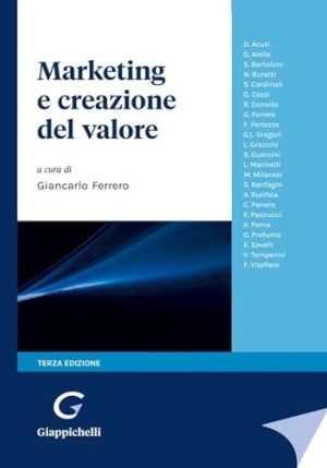 Marketing E Creazione Del Valore 3ed. fronte