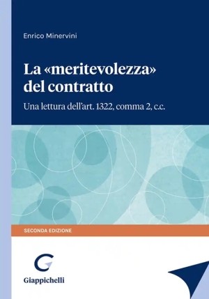 Meritevolezza Del Contratto 2ed. fronte