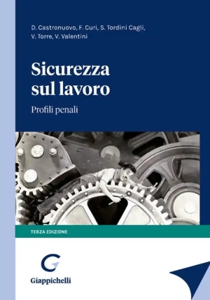 Sicurezza Sul Lavoro Profili Penali 3ed fronte