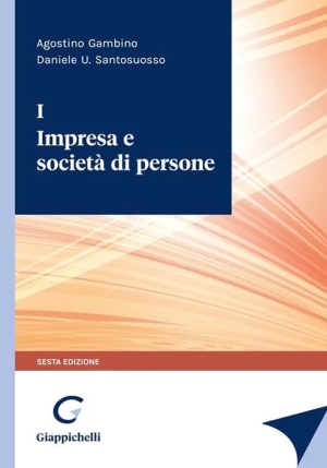 Impresa E Societ? Di Persone I 6ed. fronte