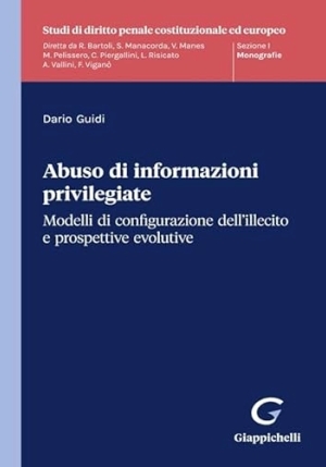 Abuso Di Informazioni Privilegiate fronte