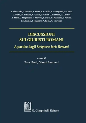 Discussioni Su Giuristi Romani fronte