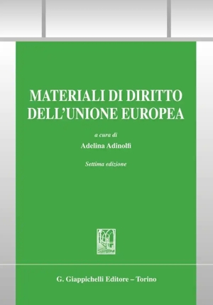 Materiali Di Diritto Dell'unione Europea 7ed. fronte