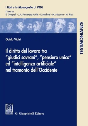 Diritto Del Lavoro Tra Giudici Sovrani fronte