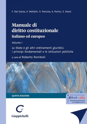 Manuale Dir.costituzionale Vol.1 5ed. fronte