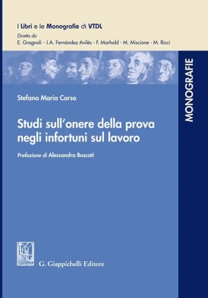 Studi Sull'onere Della Prova fronte