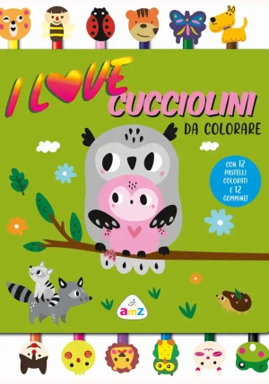 I Love Cucciolini Da Colorare fronte