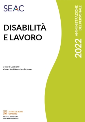 Disabilita' E Lavoro 2022 fronte