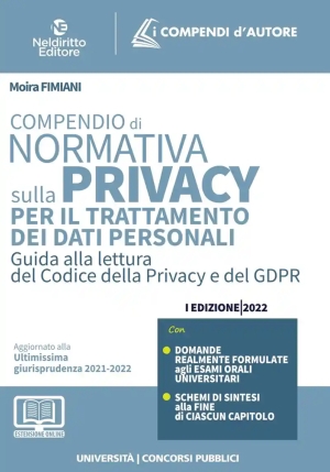 Compendio Normativa Sulla Privacy 2022 fronte