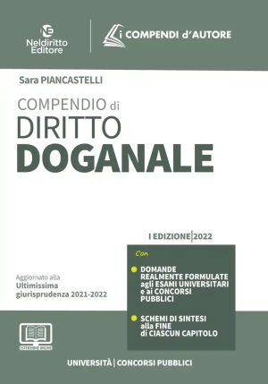 Compendio Diritto Doganale 2022 fronte