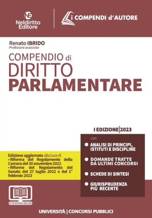 Compendio Diritto Parlamentare fronte