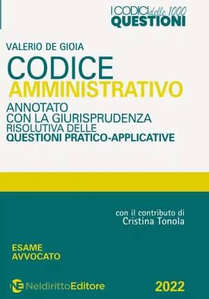 Codice Amministrativo 1000 Questioni fronte