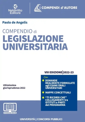 Compendio Legislazione Universitaria fronte