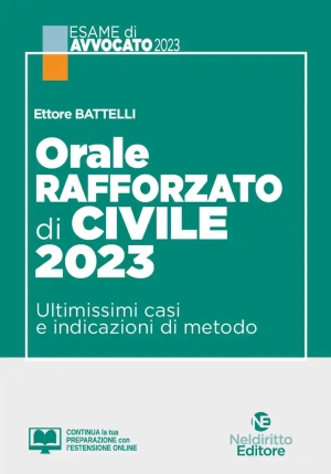 Orale Rafforzato Civile 2023 fronte