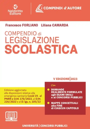 Compendio Legislazione Scolastica 2023 fronte