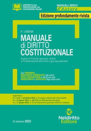 Manuale Breve Dir. Costituzionale 2023 fronte