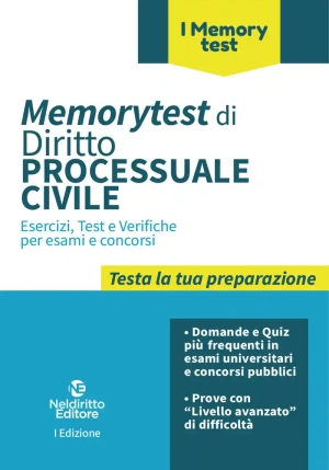 Memorytest Di Procedura Civile fronte