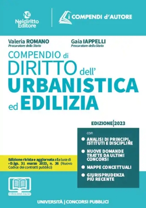 Compendio Diritto Urbanistica Edilizia fronte