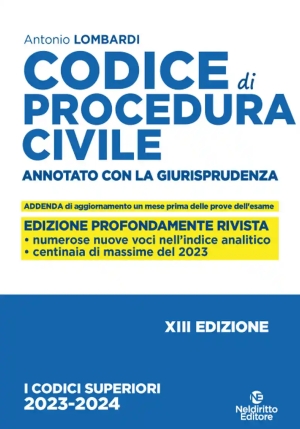 Codice Annotato - Procedura Civile fronte