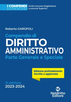 Compendio Dir.amministrativo 2023 Super. fronte