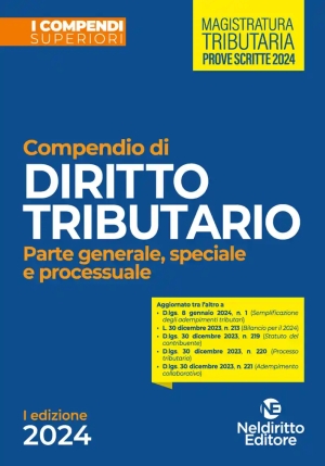 Compendio Superiore Diritto Tributario fronte