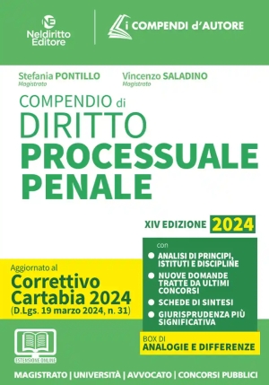 Compendio Processuale Penale 2024 14ed. fronte