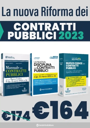 Kit Contratti Pubblici 3 Volumi fronte