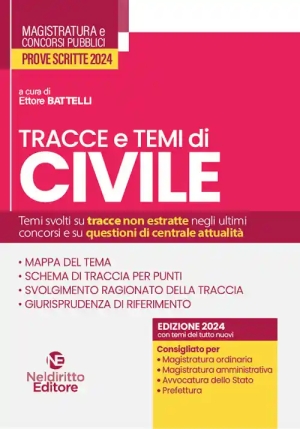 Tracce E Temi Civile - Magistratura 2024 fronte